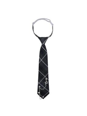Ties for Women Pre-Tied Neck Tie with Metal Chain